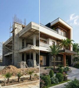 Trust the process 🏗️ fblifestyle dreamhome beforeandafter modernvilla e1785001285907